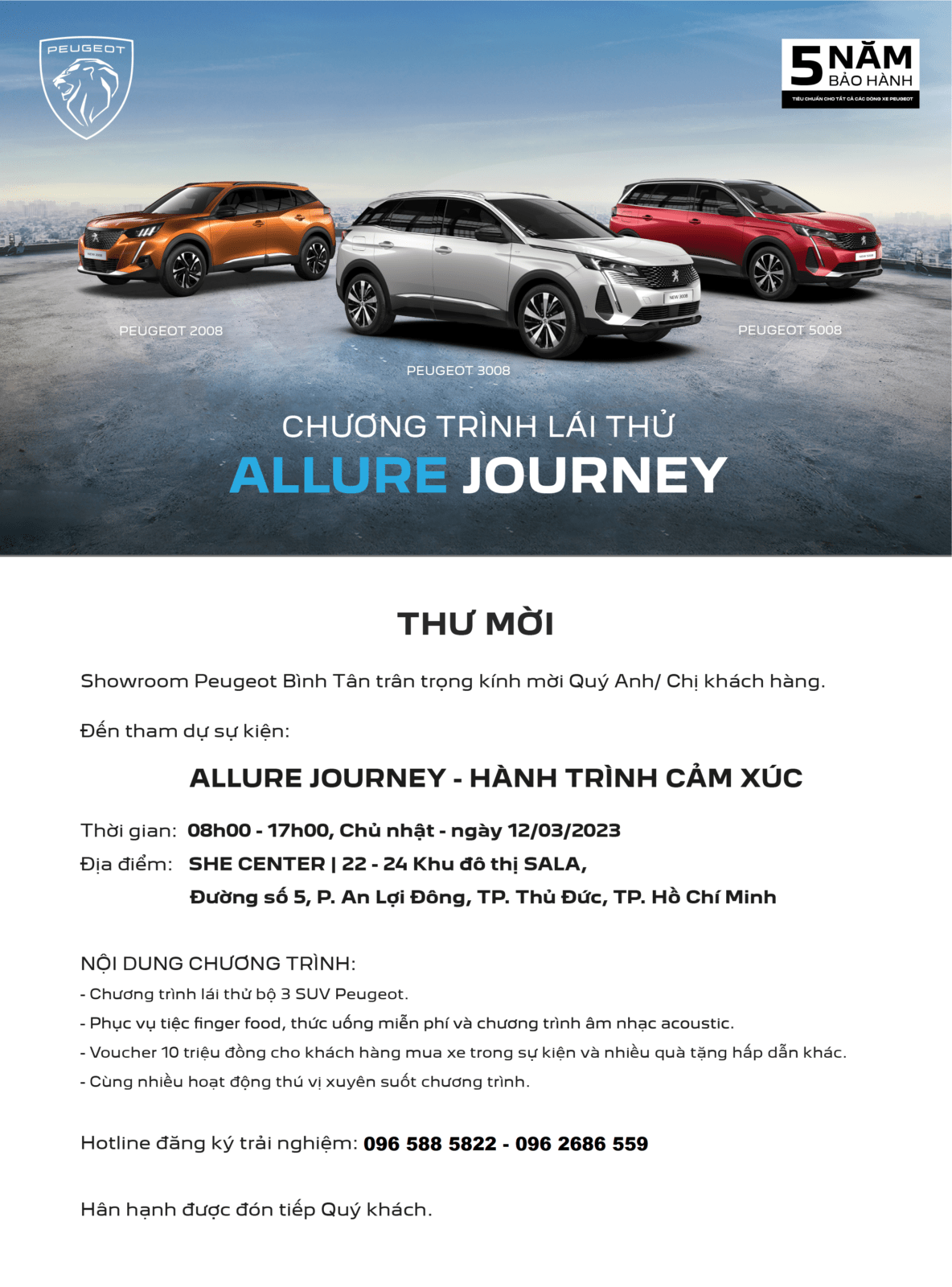 THU MOI DIEN TU 00000 PEUGEOT ALLURE JOURNEY - HÀNH TRÌNH CẢM XÚC